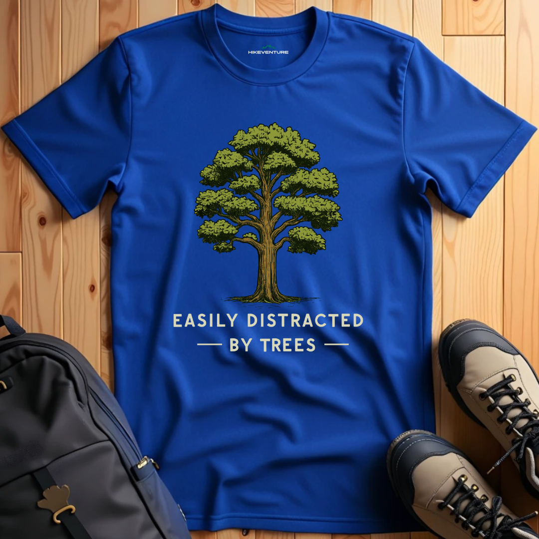 Easily Distracted by Trees- Oak T-Shirt