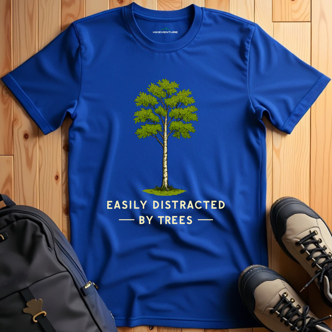 Easily distracted by trees- Birch T-Shirt