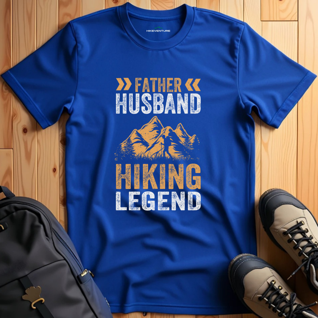 Father Husband Hiking Legend T-Shirt