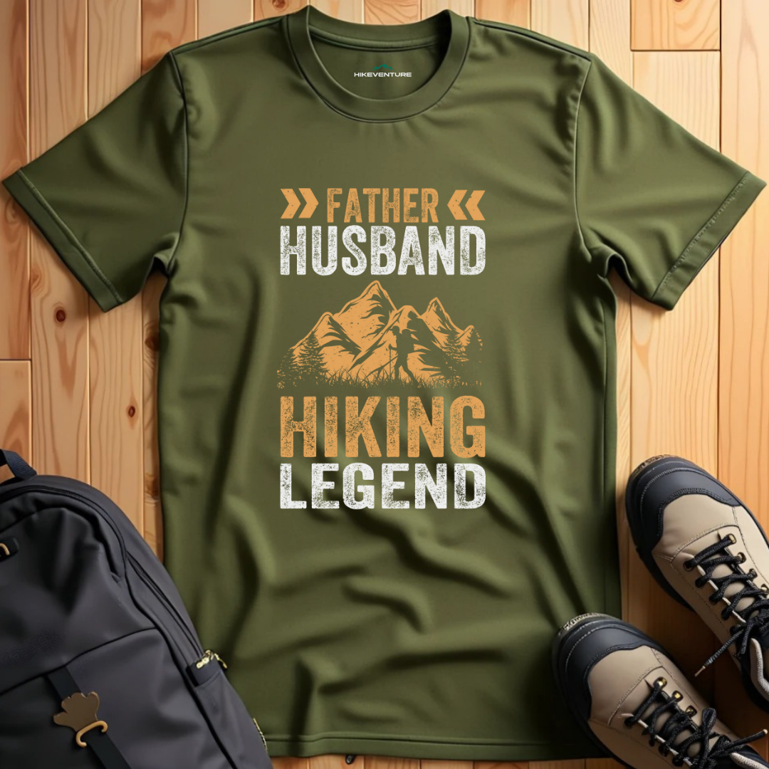 Father Husband Hiking Legend T-Shirt