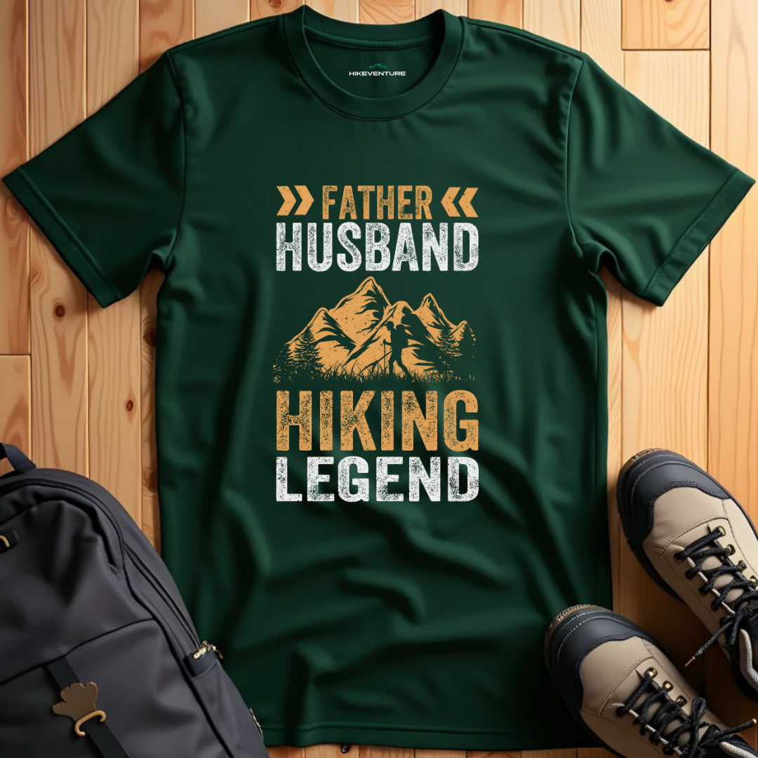 Father Husband Hiking Legend T-Shirt