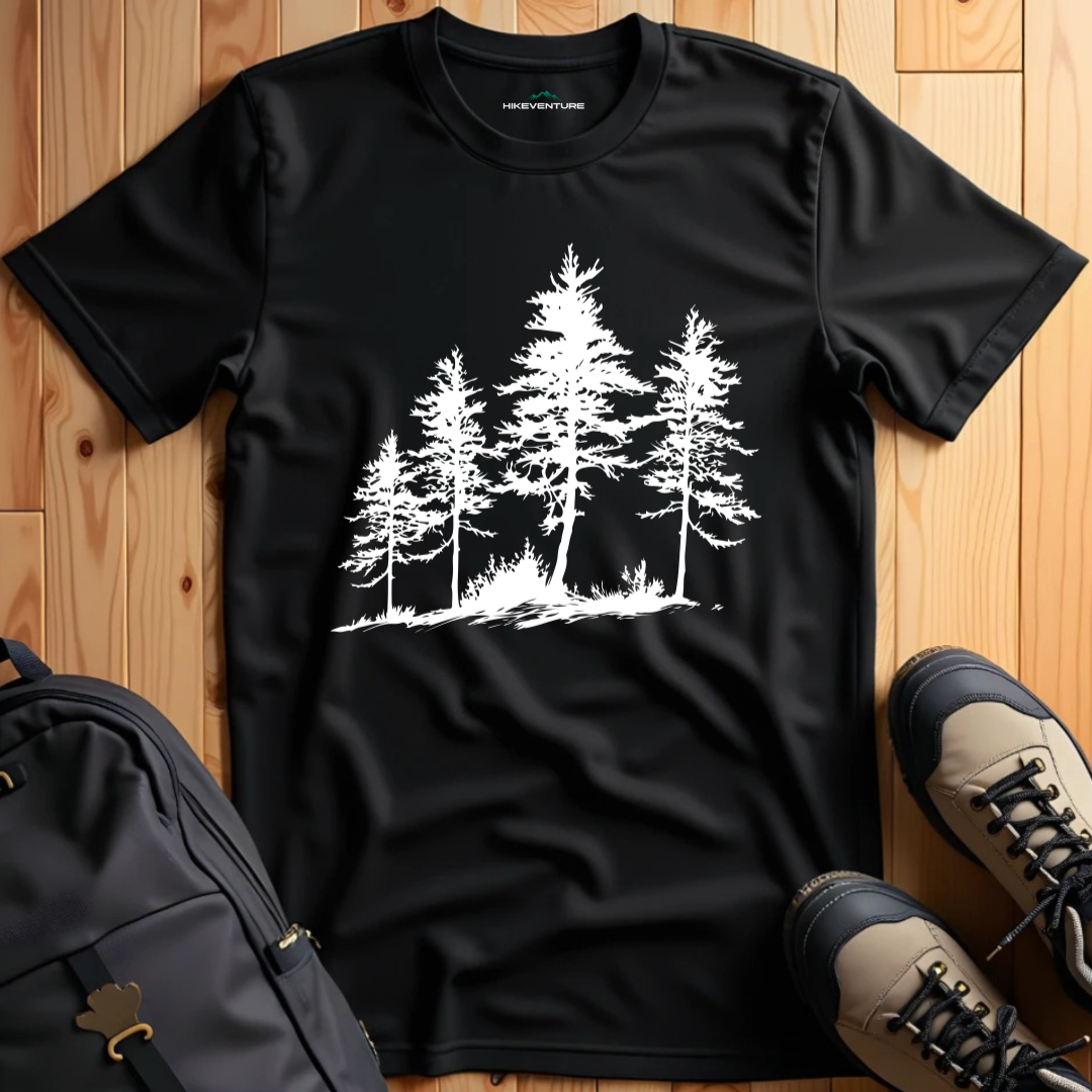 Silhouette Pine Trees T-Shirt