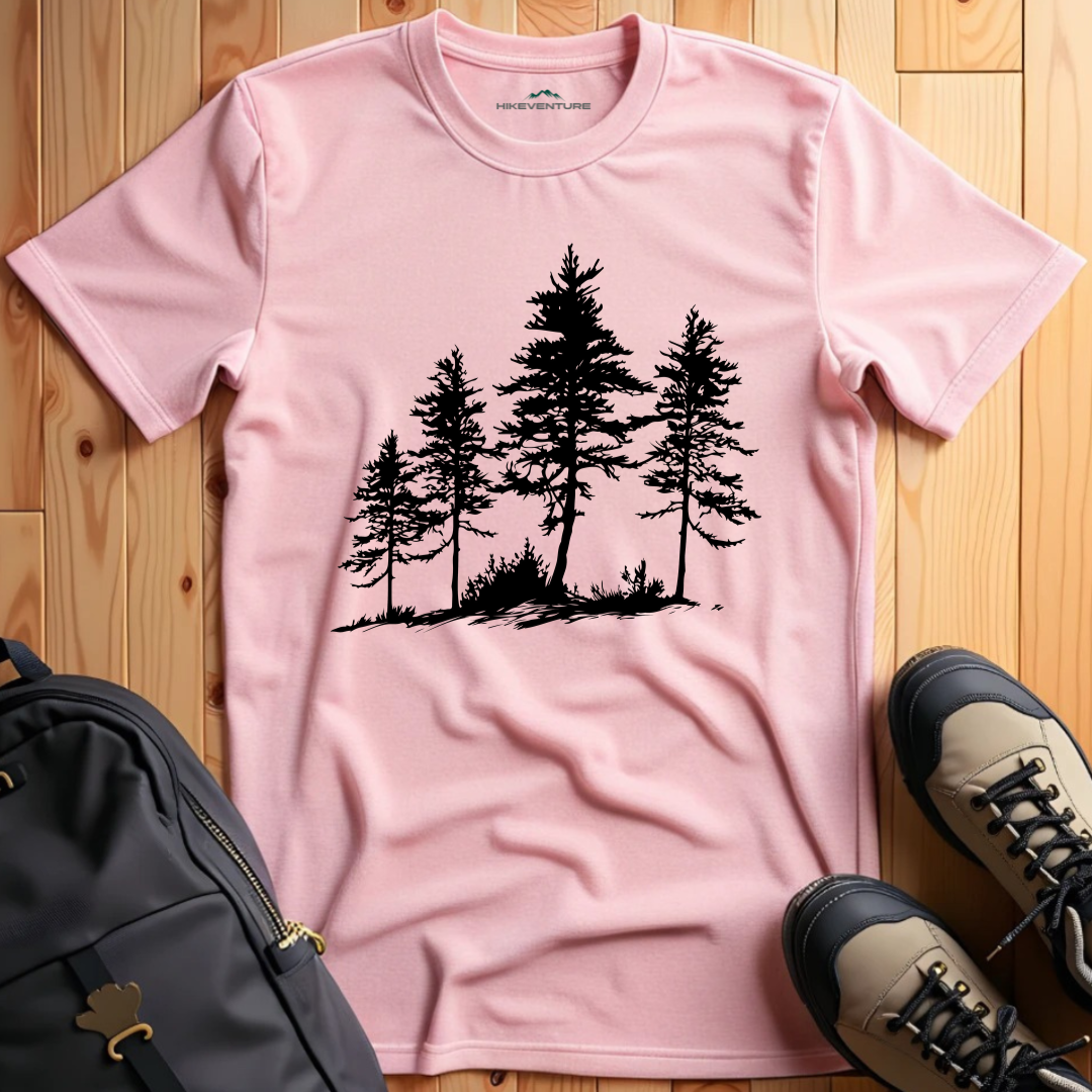 Silhouette Pine Trees T-Shirt