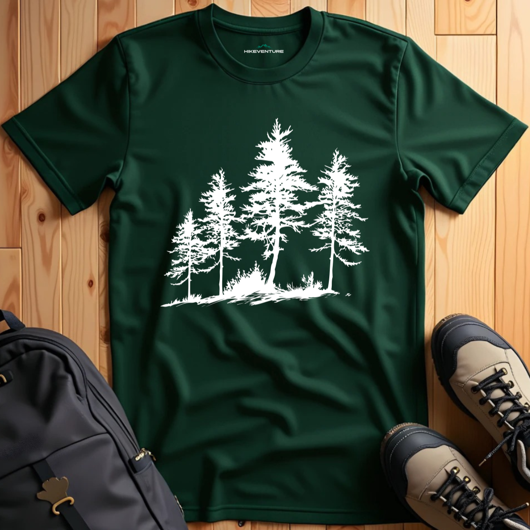 Silhouette Pine Trees T-Shirt
