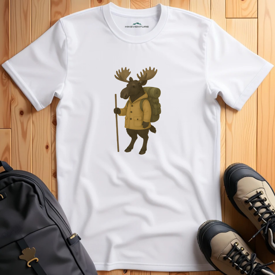 Hiking Moose T-Shirt
