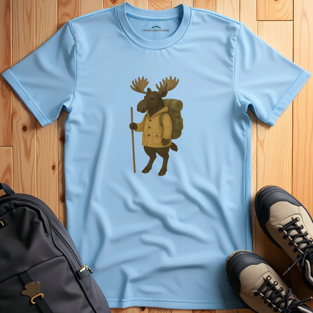 Hiking Moose T-Shirt