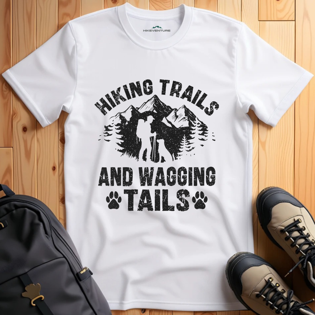 Hiking Trails & Wagging Tails T-Shirt