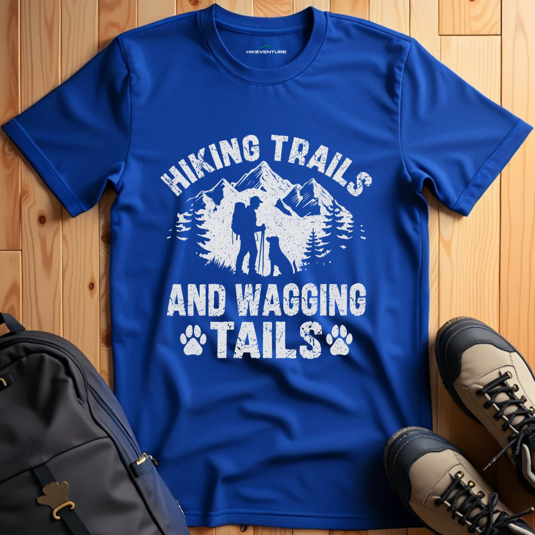 Hiking Trails & Wagging Tails T-Shirt
