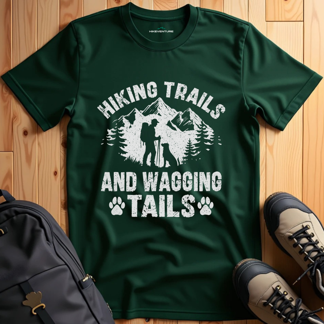 Hiking Trails & Wagging Tails T-Shirt