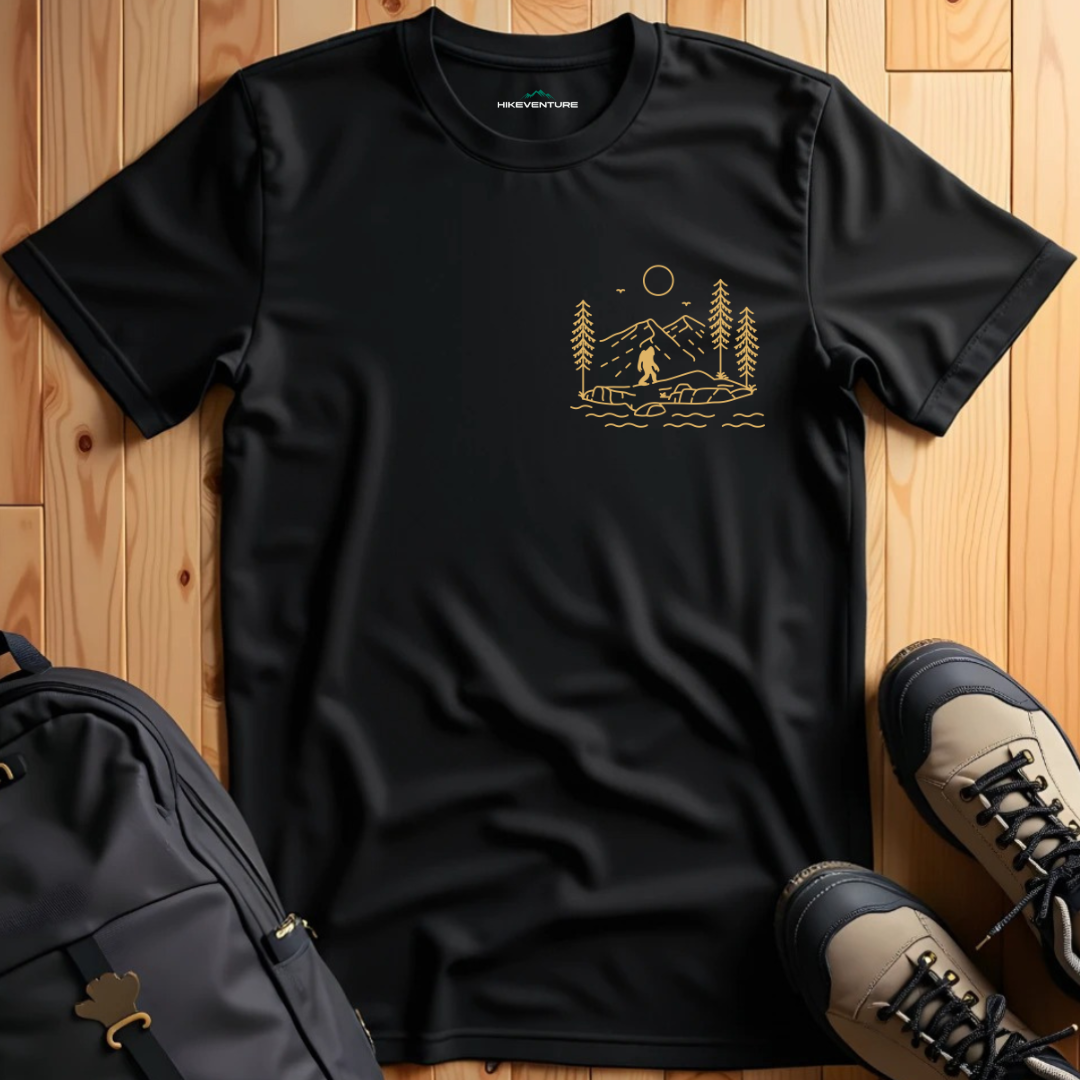 Minimalist Big Foot Graphic T-Shirt