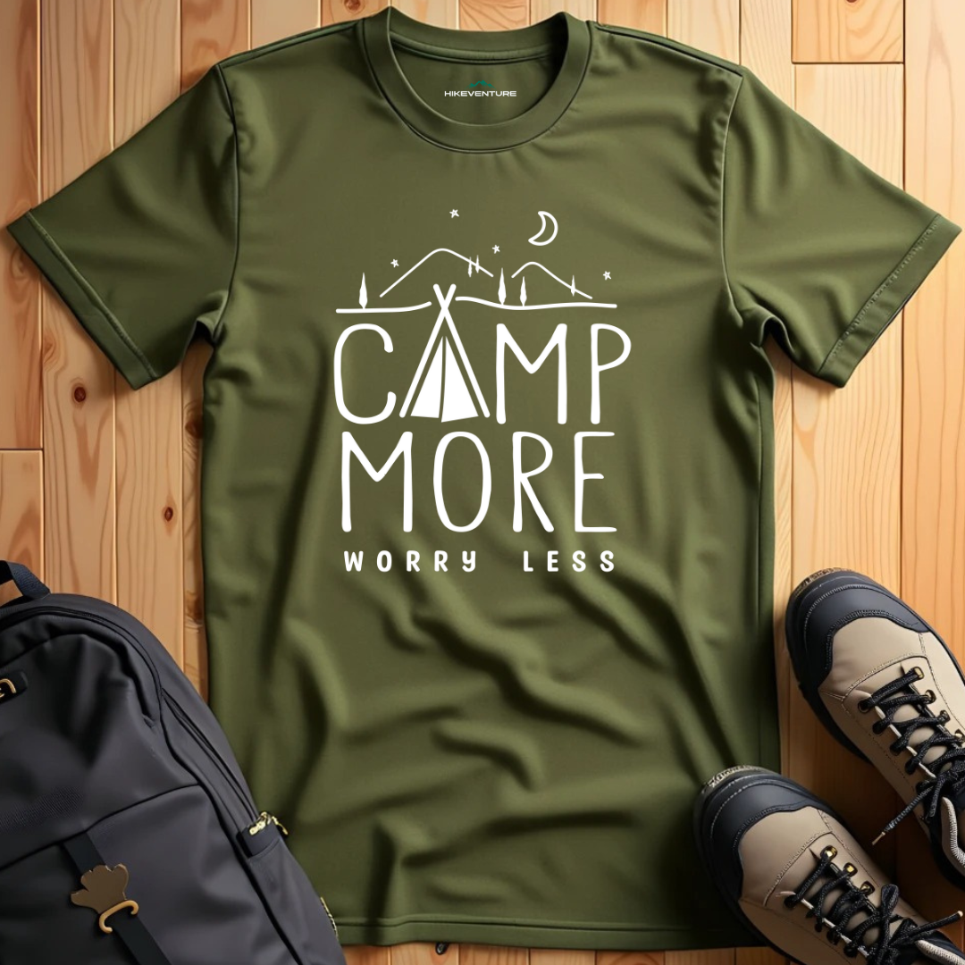 Camp More Worry Less T-Shirt
