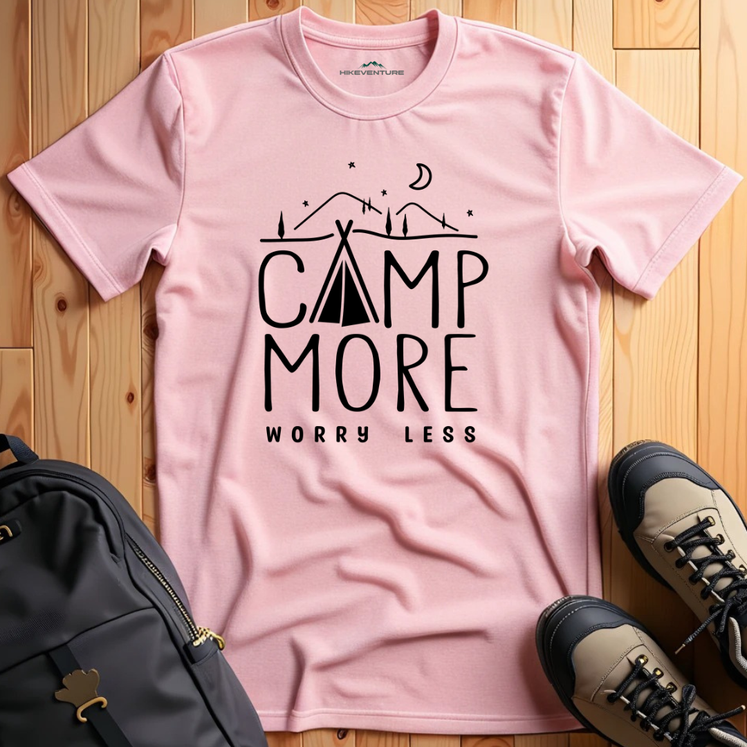 Camp More Worry Less T-Shirt