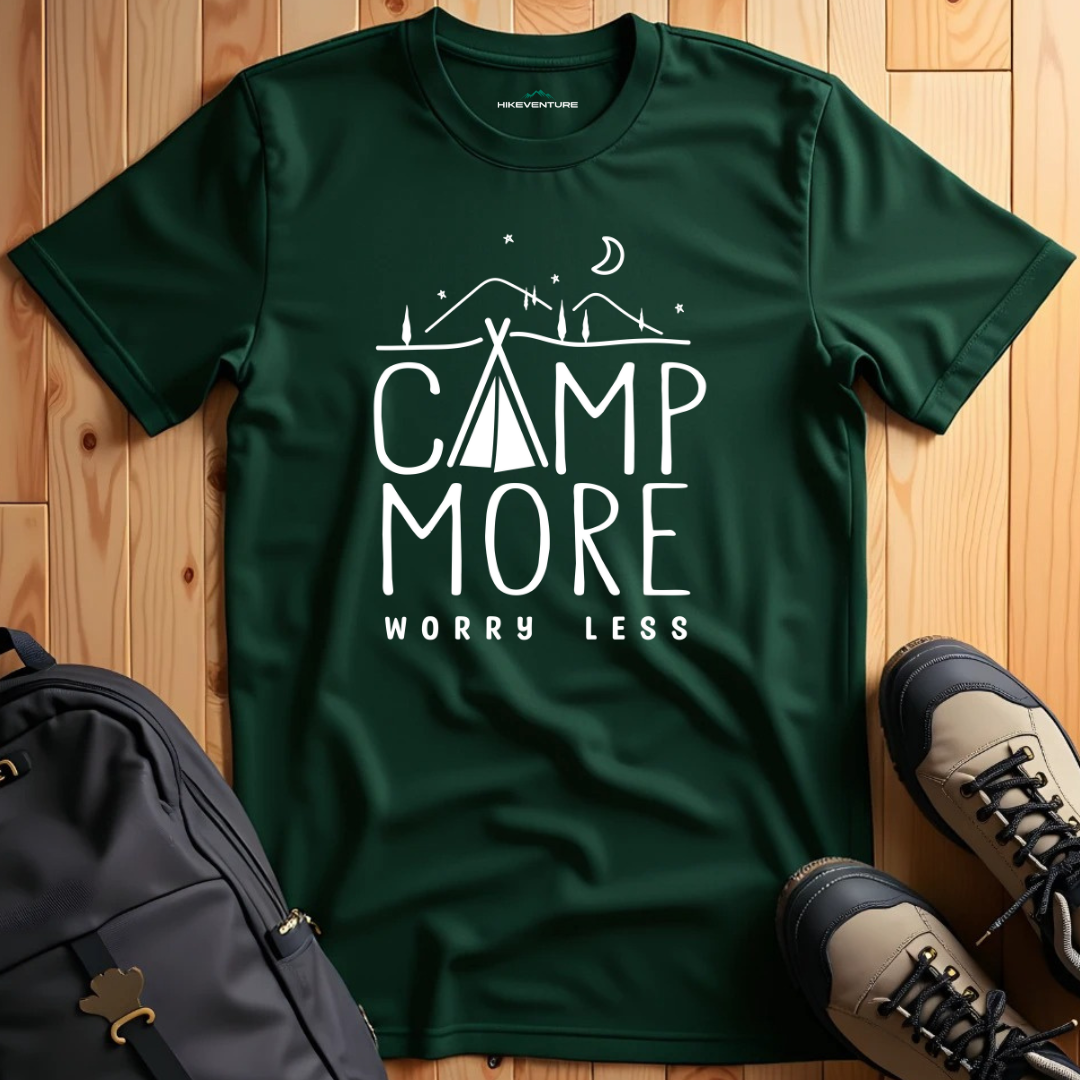Camp More Worry Less T-Shirt