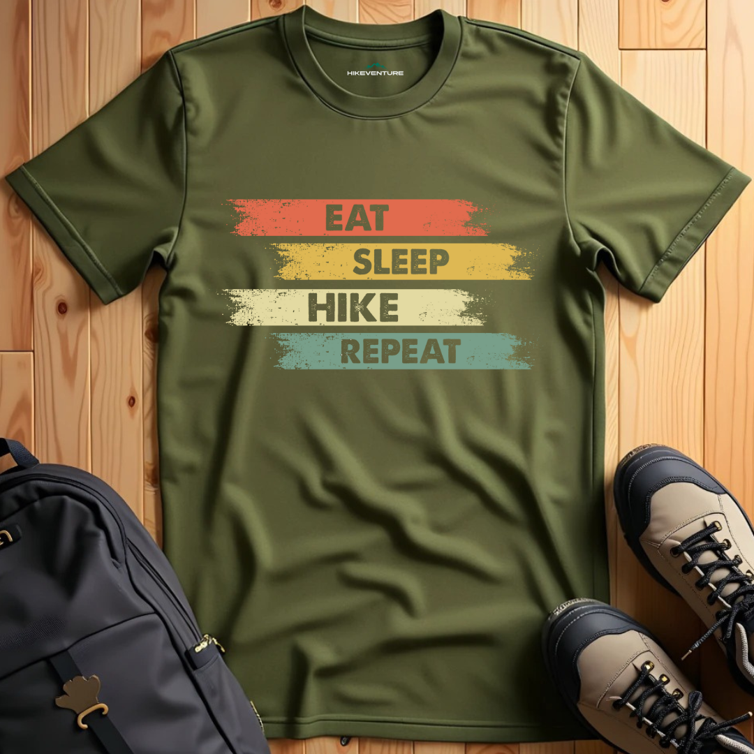 Eat, Sleep, Hike & Repeat T-Shirt
