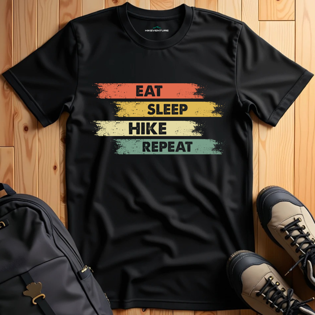 Eat, Sleep, Hike & Repeat T-Shirt