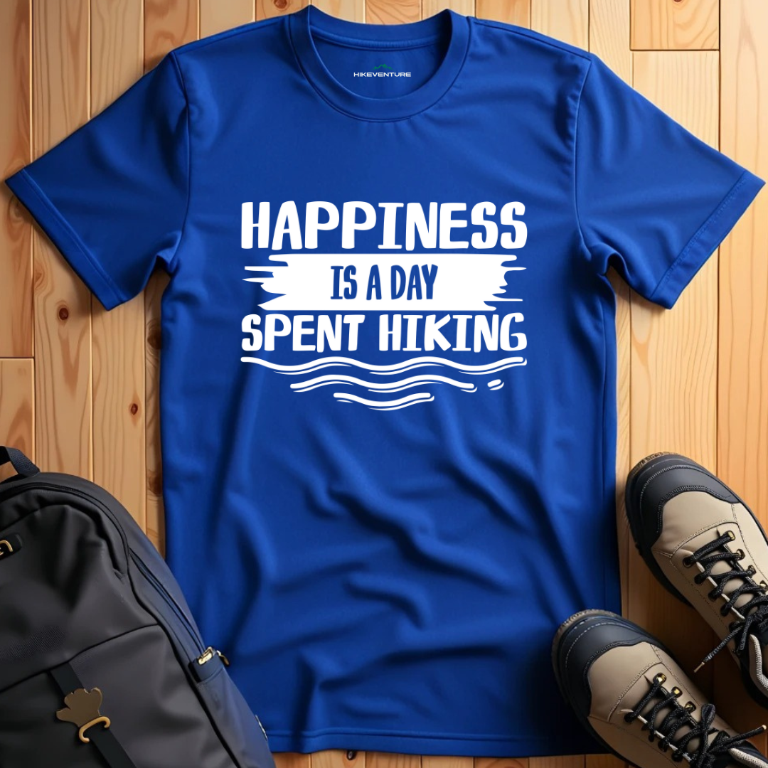 Happiness is a Day Spent Hiking T-Shirt