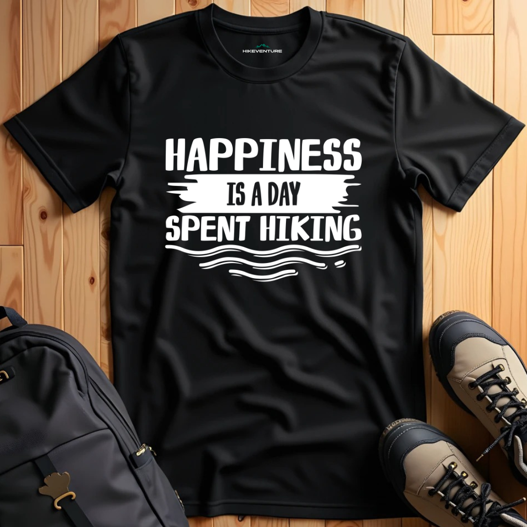 Happiness is a Day Spent Hiking T-Shirt