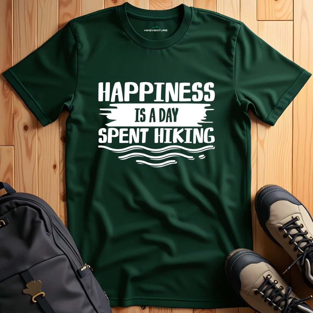 Happiness is a Day Spent Hiking T-Shirt