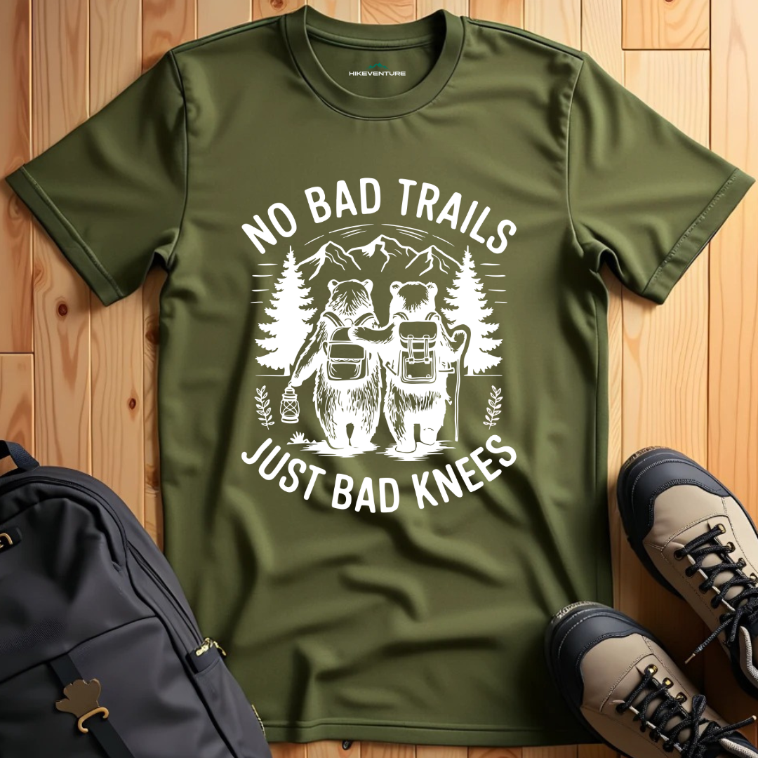 No Bad Trails- Just Bad Knees T-Shirt