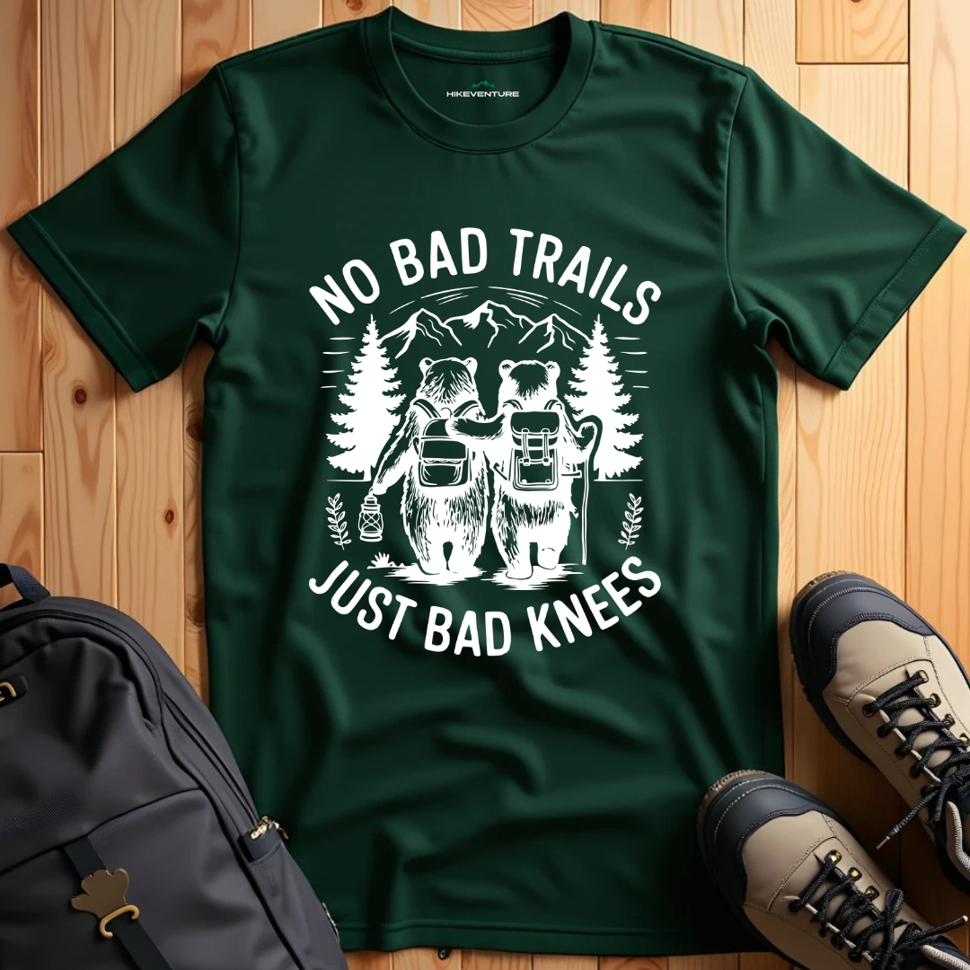 No Bad Trails- Just Bad Knees T-Shirt