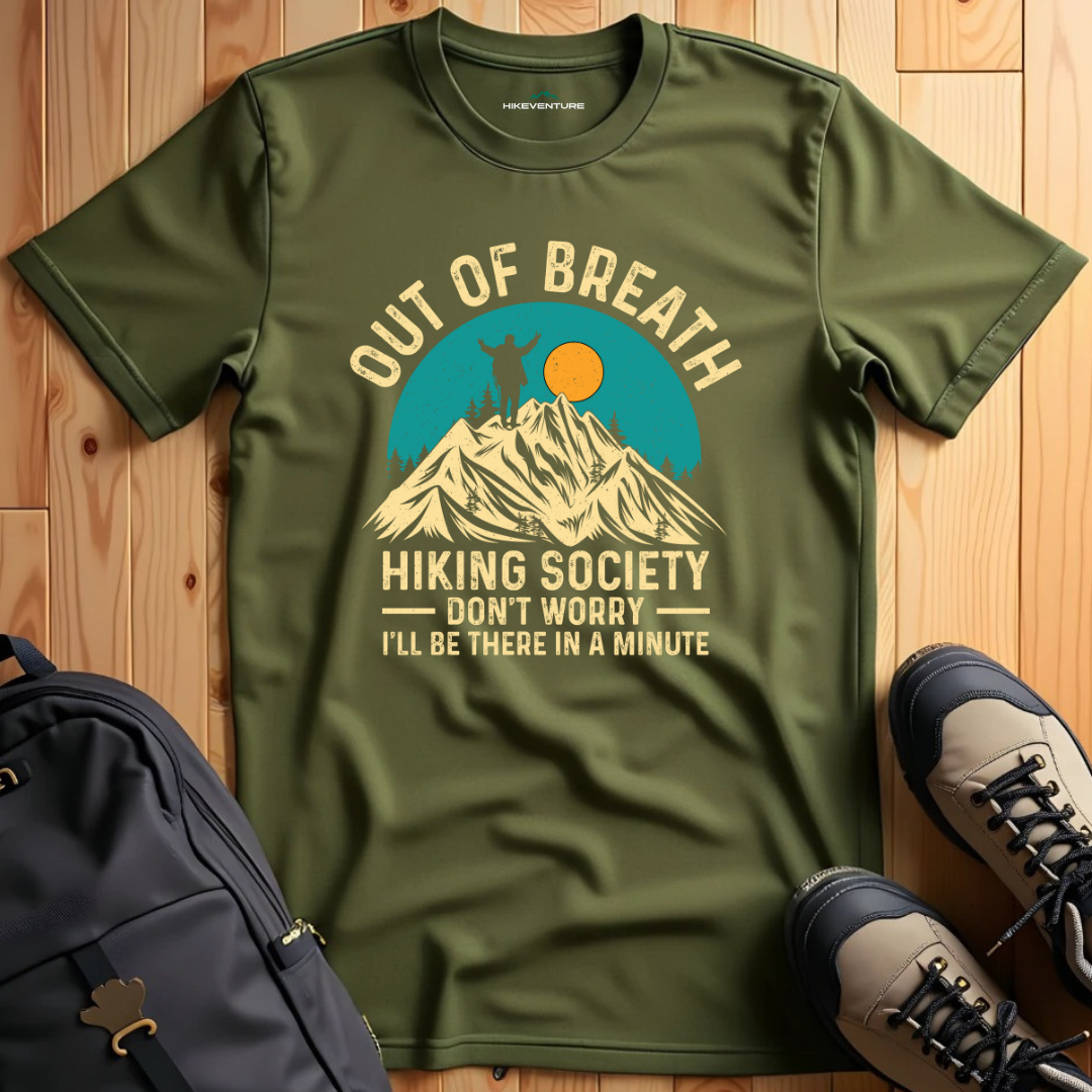 Out of Breath - Hiking Society T-Shirt