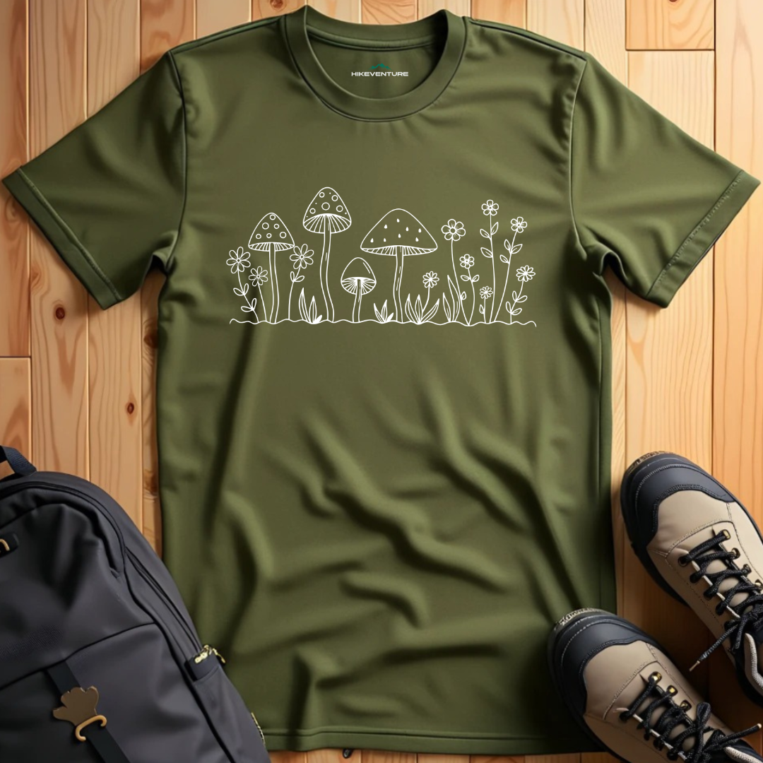 Mushrooms and Wildflowers T-Shirt