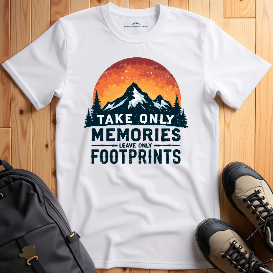 Take Only Memories Leave Only Footprints T-Shirt