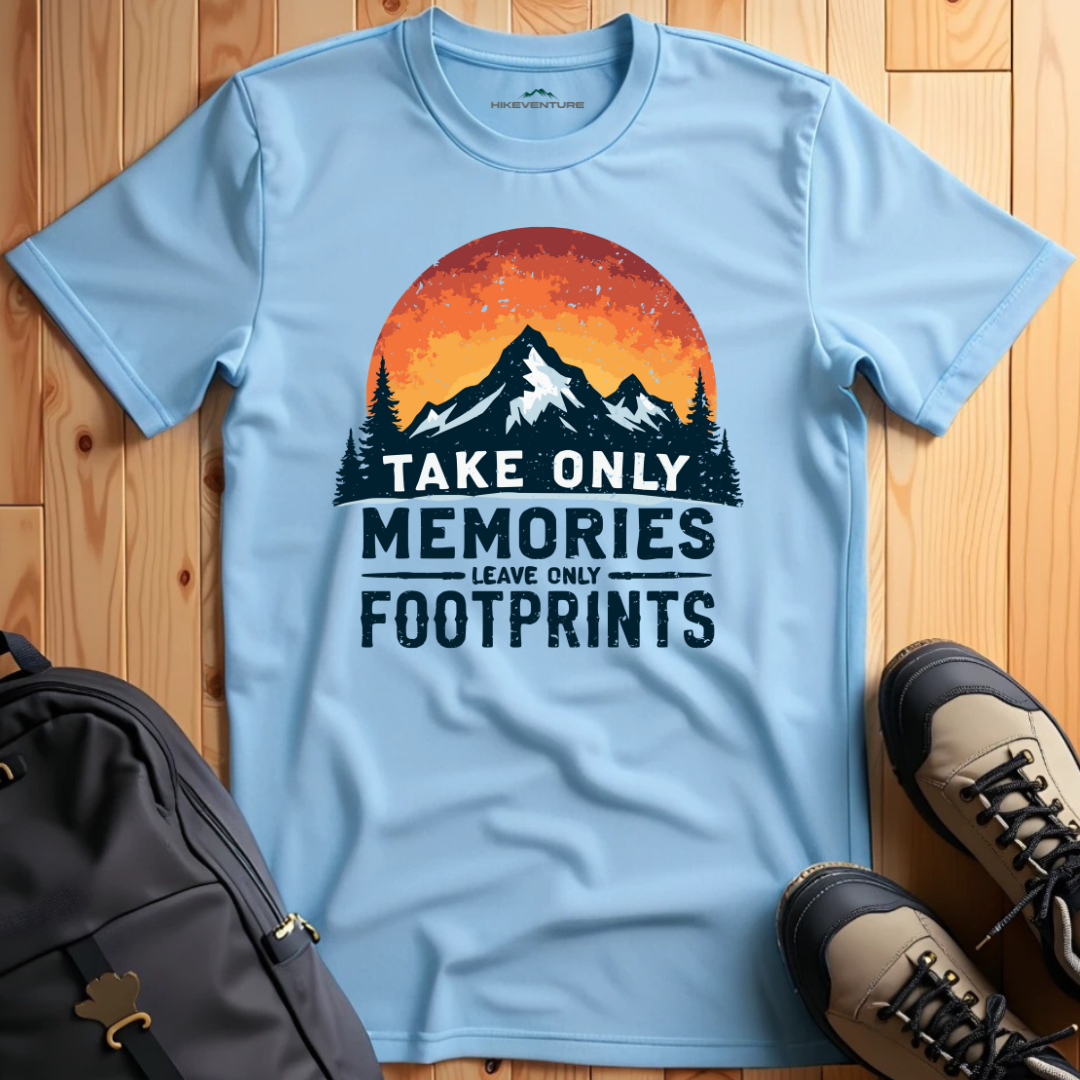Take Only Memories Leave Only Footprints T-Shirt