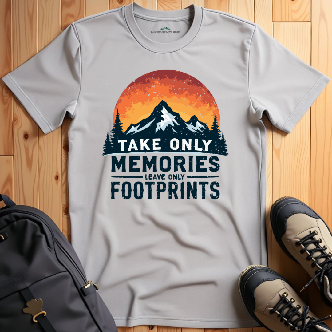 Take Only Memories Leave Only Footprints T-Shirt