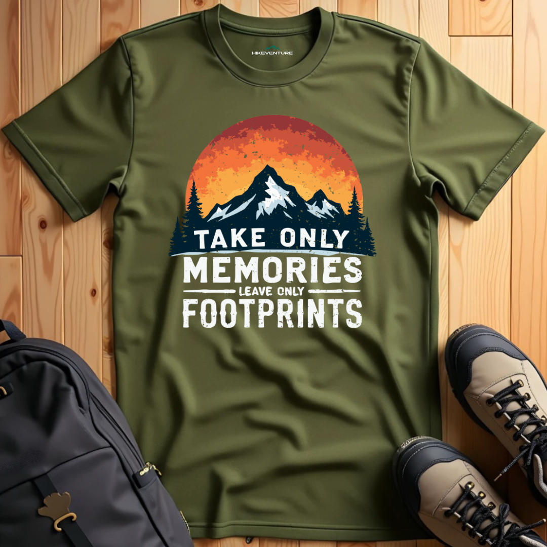 Take Only Memories Leave Only Footprints T-Shirt