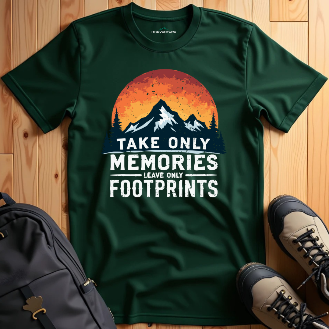 Take Only Memories Leave Only Footprints T-Shirt