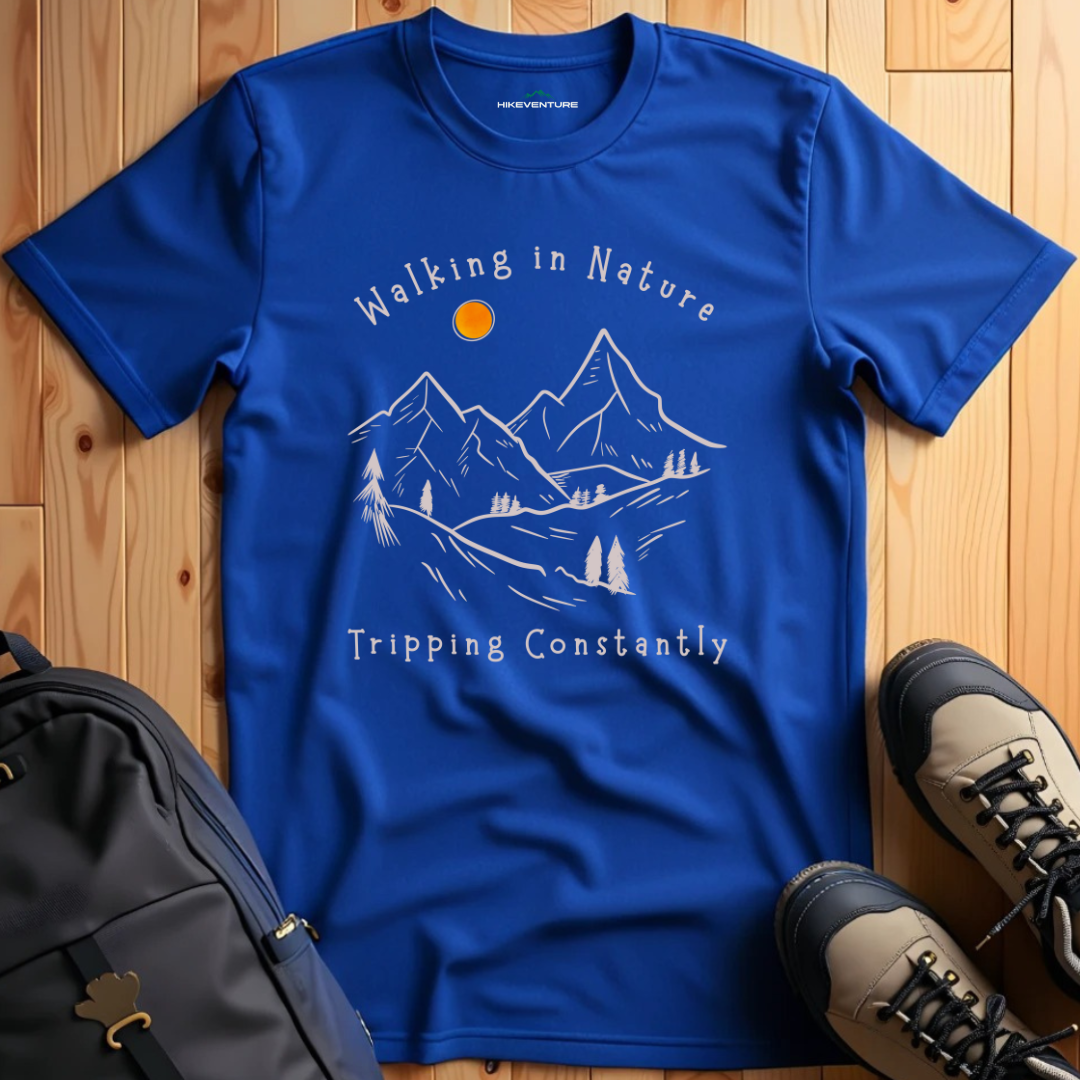 Walking in Nature, Tripping Constantly T-Shirt
