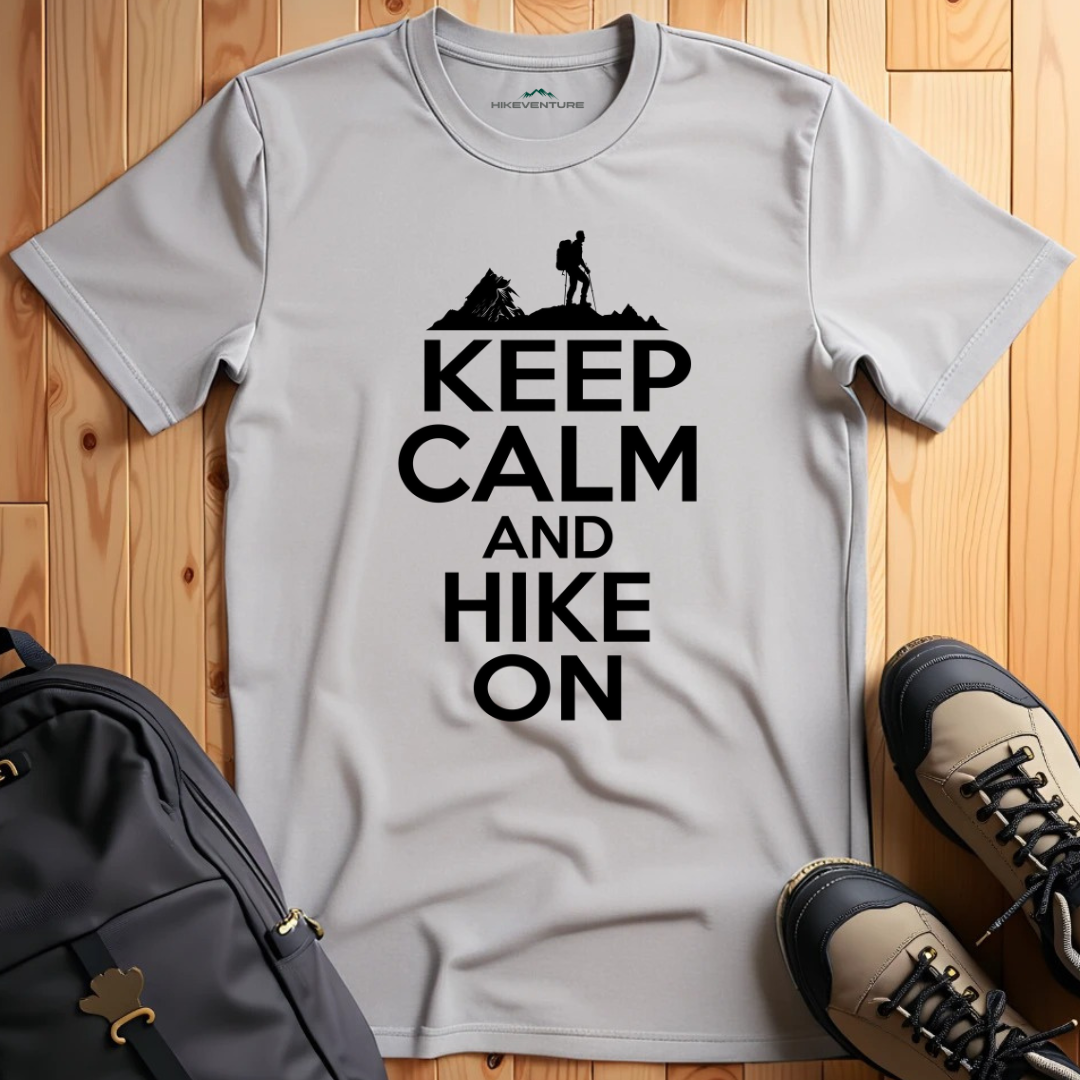 Keep Calm and Hike On T-Shirt