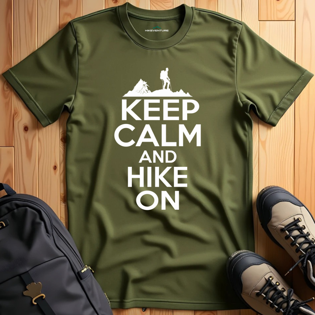 Keep Calm and Hike On T-Shirt