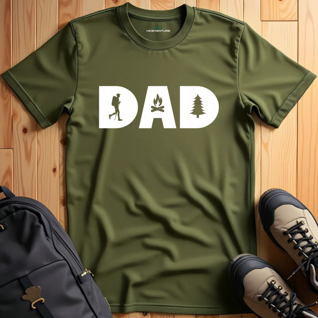 Dad with Hiking Motifs T-Shirt