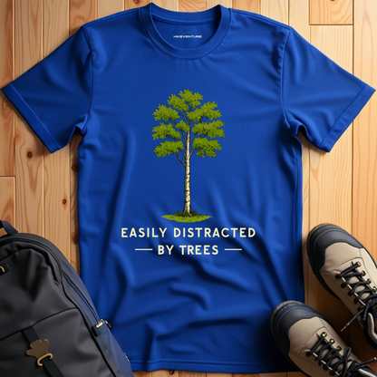 Easily distracted by trees- Birch T-Shirt