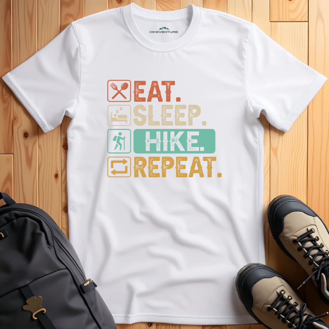Eat Sleep Hike Repeat T-Shirt