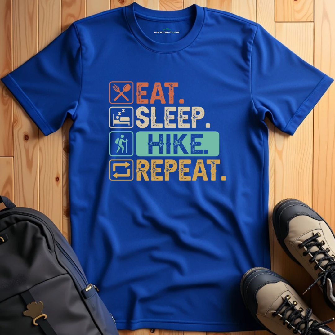 Eat Sleep Hike Repeat T-Shirt