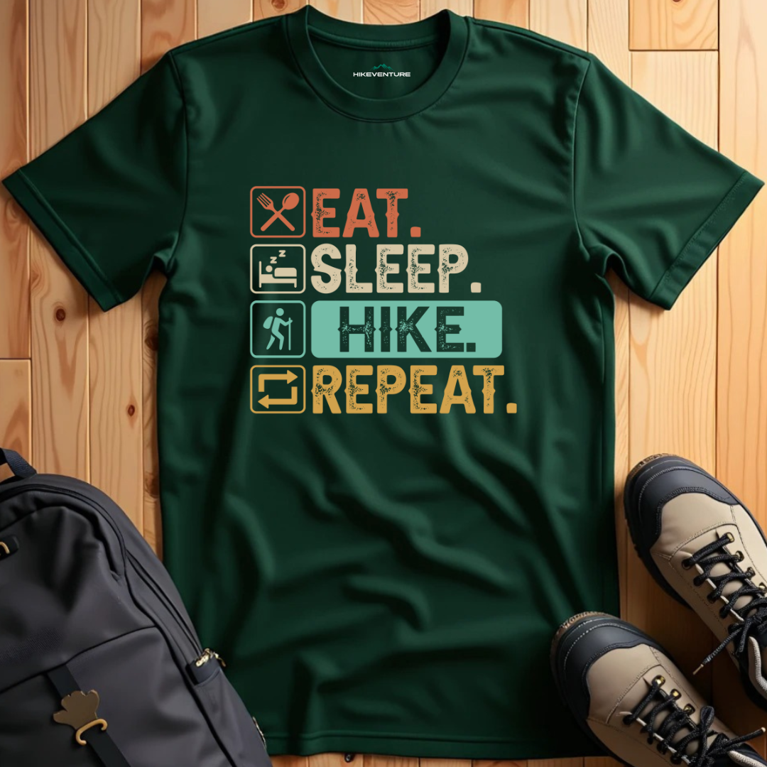 Eat Sleep Hike Repeat T-Shirt