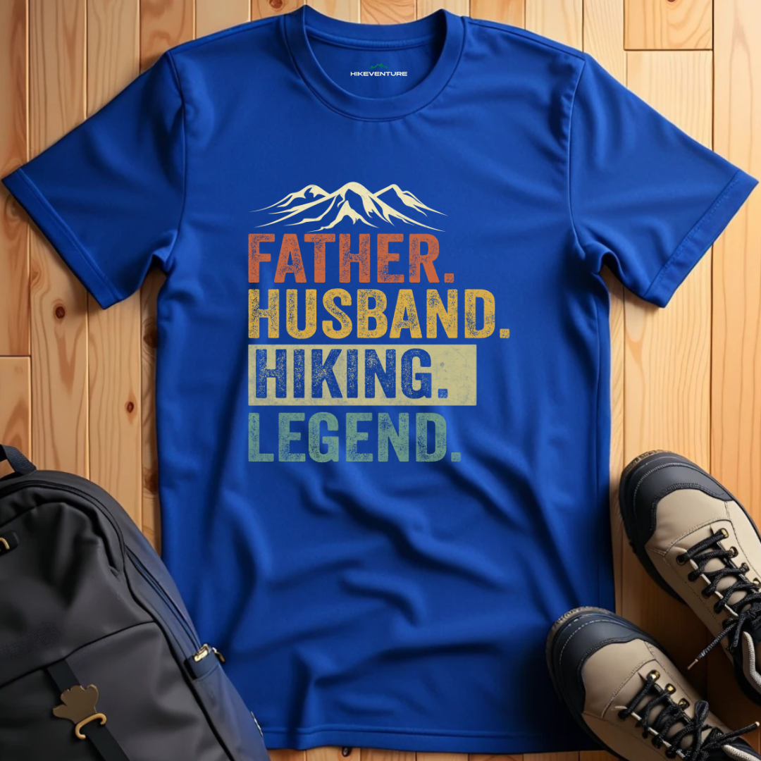 Father Husband Hiking Legend T-Shirt