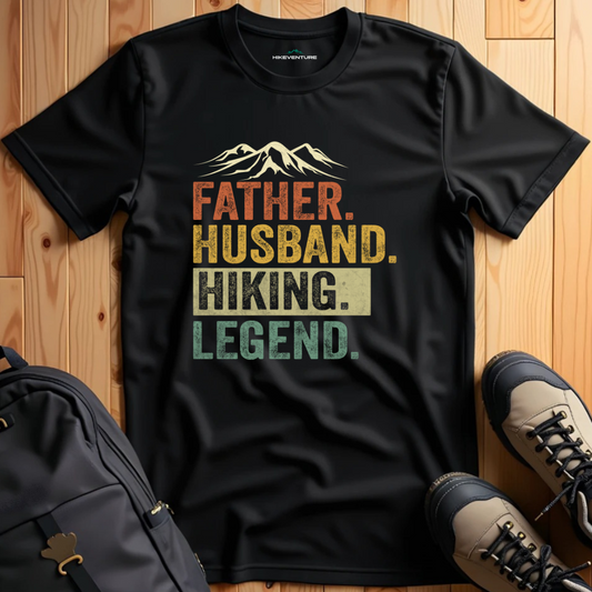Father Husband Hiking Legend T-Shirt