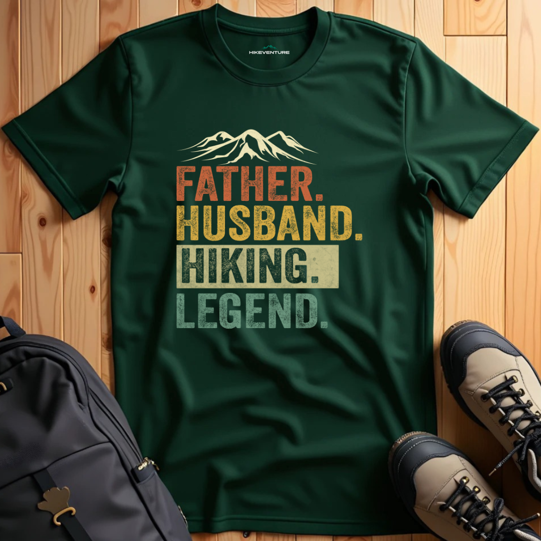 Father Husband Hiking Legend T-Shirt