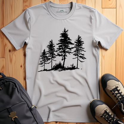 Silhouette Pine Trees T-Shirt