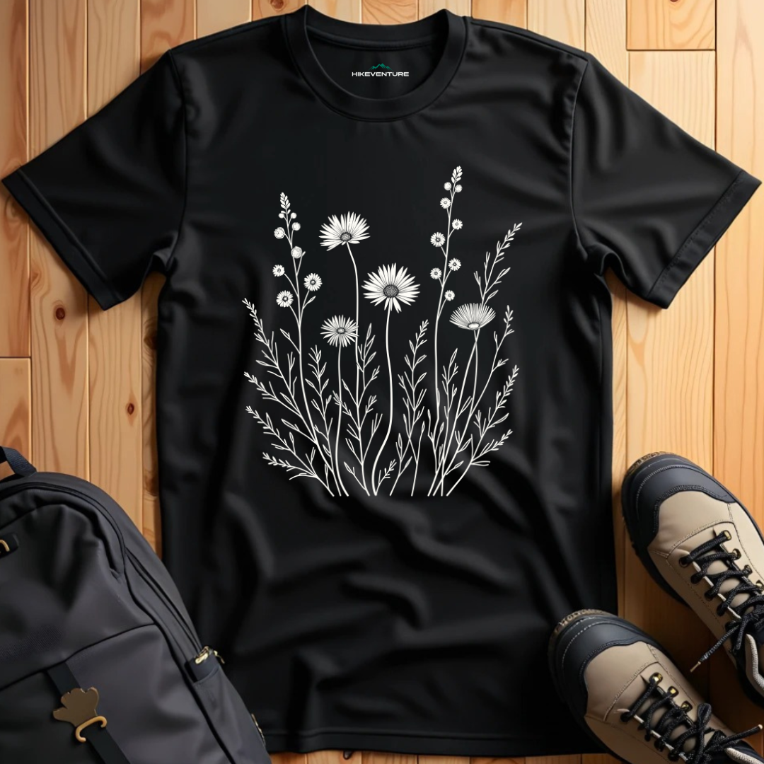 Hand-drawn Flowers T-Shirt