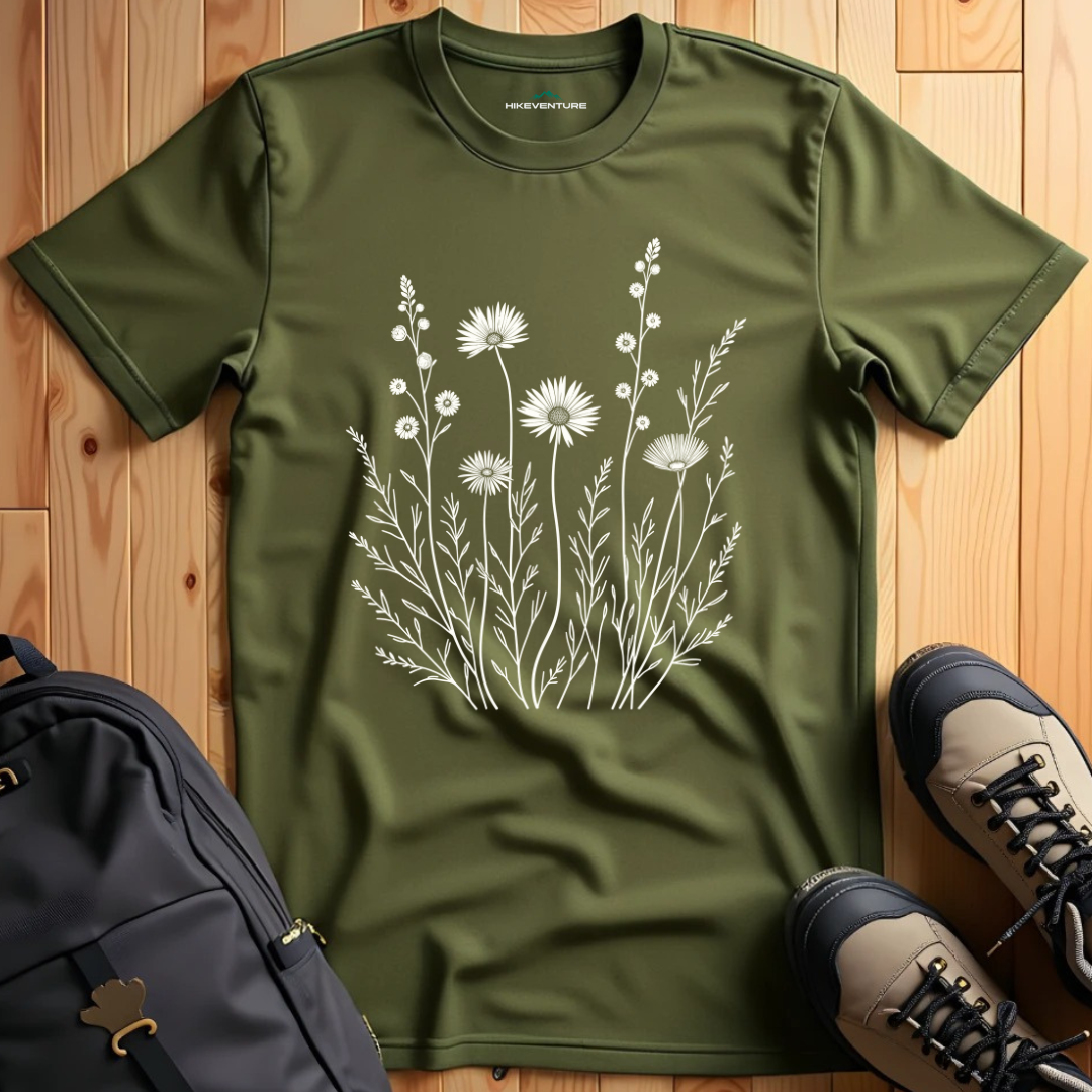 Hand-drawn Flowers T-Shirt
