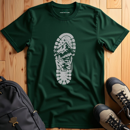 Hiking Boot Footprint T-Shirt