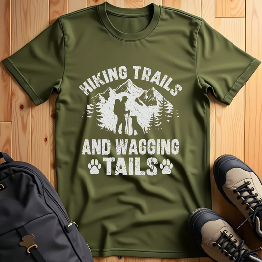 Hiking Trails & Wagging Tails T-Shirt