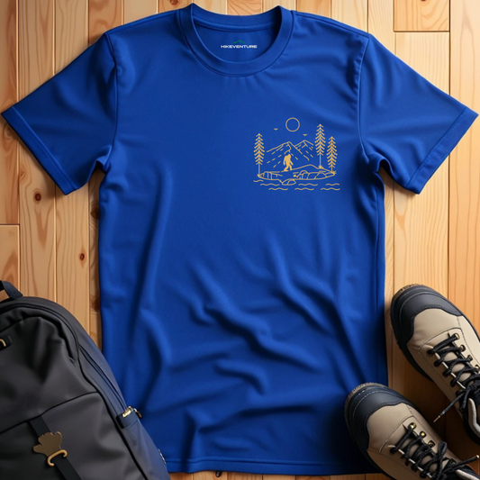 Minimalist Big Foot Graphic T-Shirt