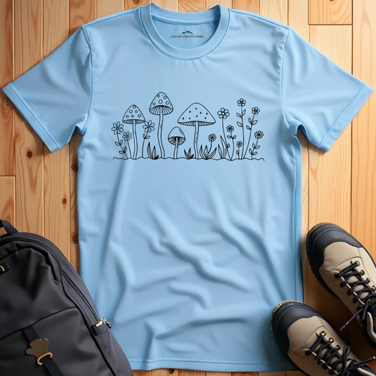 Mushrooms and Wildflowers T-Shirt