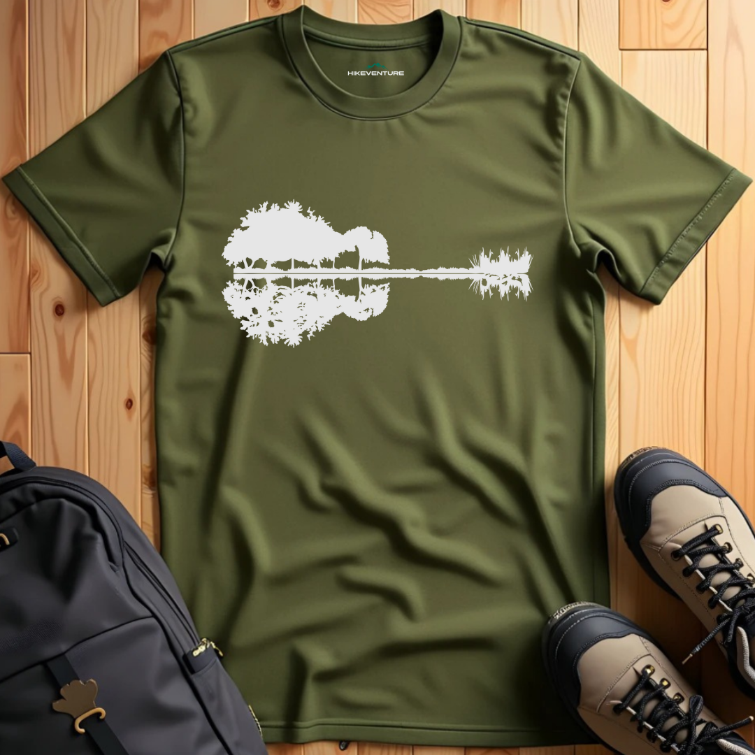 Nature Guitar Forest T-Shirt